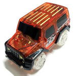 LED Light up Electric Mini Race Car Truck Magic Track Kids Toy Kids Children Birthday Xmas Gifts Boy Play Magic Together Track
