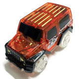 LED Light up Electric Mini Race Car Truck Magic Track Kids Toy Kids Children Birthday Xmas Gifts Boy Play Magic Together Track
