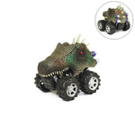 6 Styles Dinosaur Tyrannosaurus Tatankacephalus Dilophosaurus Triceratops Pterosauria Spinosaurus Model Mini Toys Back Car