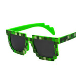 Fashion Sunglasses Action Game Toys With EVA Case Gifts For Children Minecrafter Square Glasses