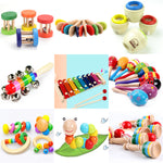 Baby Clapper Montessori Educational toy Wooden 3D Puzzle Sound   Wooden Sensory Jigsaw Brain Training Intellectual Learning Toy