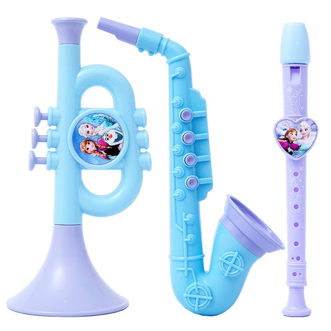 Disney Frozen big collection of musical instruments Genuine violin Guitar Sand hammer Education Children Musical Instruments Toy