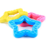 New Baby Teether Molar Toy for Children Pet Dog Toy TPR Rubber Toy Bite Resistant Molar Teeth Five-pointed Star Toy Set