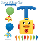 Education Science Experiment Toy Inertial Power Balloon Car Toy Puzzle Fun Inertial Power Car Balloon Toys for Children Gift