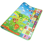 Cute Baby Play Mat 200*180*0.5cm Crawling Mat Double Surface Baby Carpet creative cartoon design Developing Mat for Children