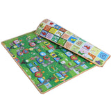 Cute Baby Play Mat 200*180*0.5cm Crawling Mat Double Surface Baby Carpet creative cartoon design Developing Mat for Children